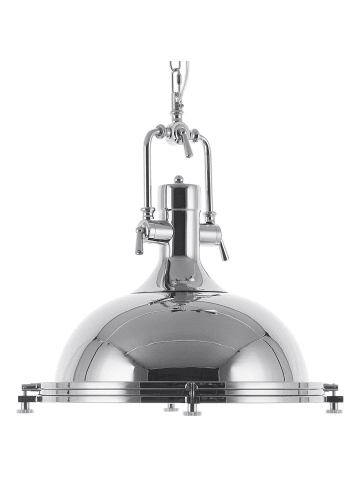 Beliani Pendelleuchten EBRON in Silber - (W) 38 x (H) 94 x (L) 38 cm