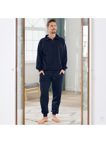 Erwin Müller Sweat Freizeithose, lang in marine