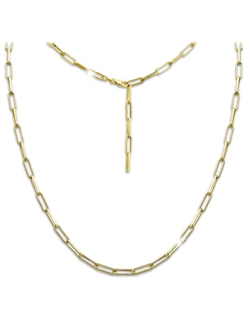 SilberDream Halskette Silber 925 Silber, vergoldet (Gelbgold 333) ca. 48cm Ankerkette