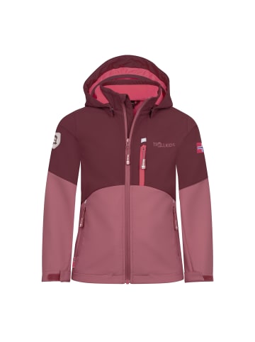 Trollkids Softshelljacke Balestrand in frozen berry