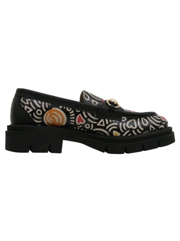 Dogo Cindy Halbschuhe - Abstract Outline 40 in Schwarz