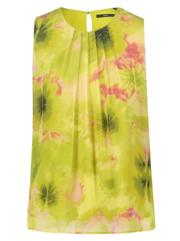 Zero  Blusentop Chiffon mit Druck in GreenGreen