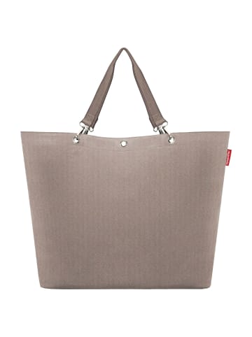 Reisenthel XL - Shopper 65 cm (twist navy) in herringbone mokka