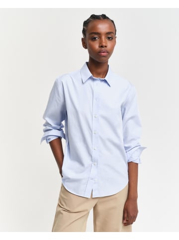 Gant Classic Popeline Bluse in Light Blue