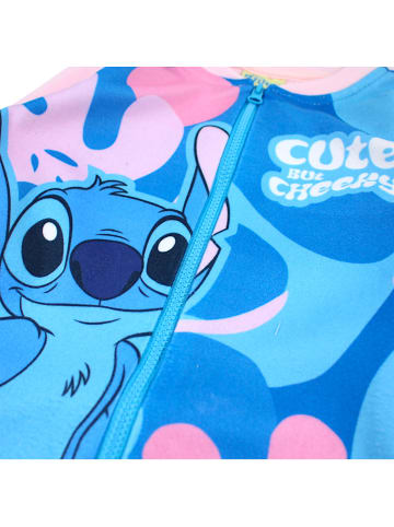 Lilo & Stitch Overall Fleece Schlafanzug Disney Stitch in Rosa