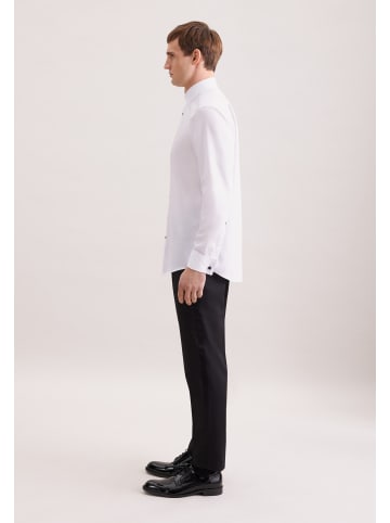 Seidensticker Smokinghemd Regular in Weiß
