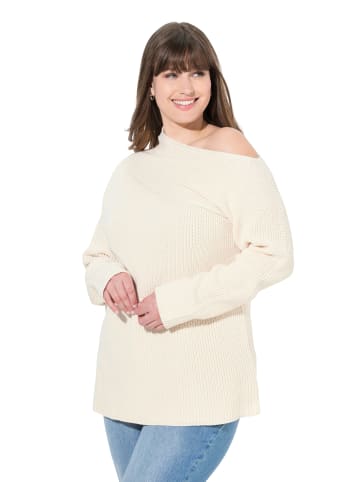 Ulla Popken Pullover in perlweiß