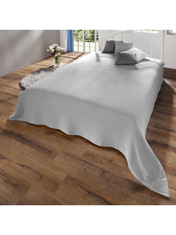 Erwin Müller Baumwolle Sommer-Decke Siena in silber