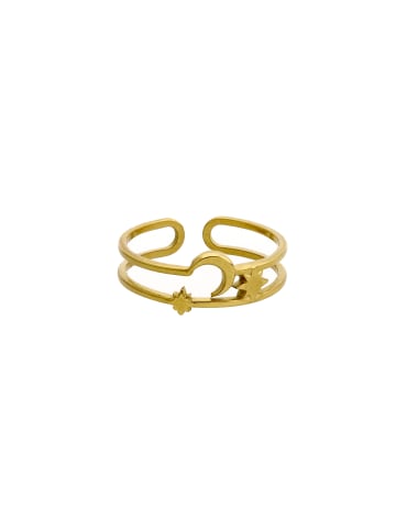 IZIA Women Adjustable Ring in Gold