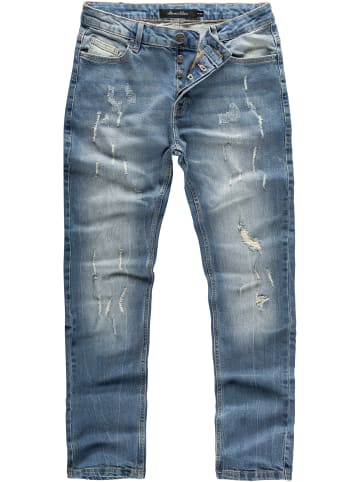 Amaci&Sons Slim Fit Destroyed Jeans FRESNO in Hellblau