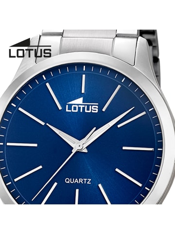 Lotus Analog-Armbanduhr Lotus Minimalist silber groß (ca. 42mm)