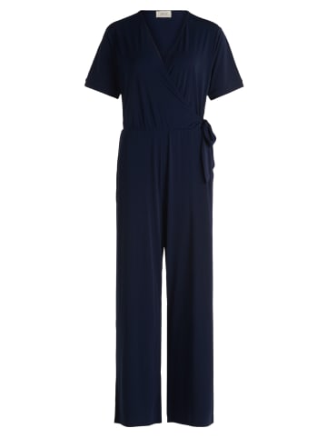 CARTOON Jumpsuit mit Bindegürtel in Dunkelblau