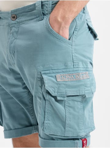 Alpha Industries Shorts Crew Short in petrol - 0007