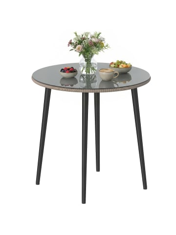 Outsunny Gartentisch in Grau 80L x 80B x 74H cm