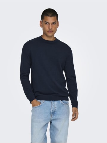 ONLY & SONS Strickpullover in Dress Blues