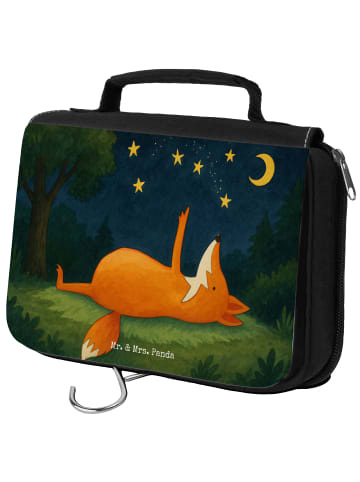 Mr. & Mrs. Panda Kulturtasche Fuchs Sterne Design ohne Spruch in Weiß