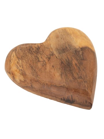 Mauro Ferretti Braune Holzdekoration 16x14x4,5 cm