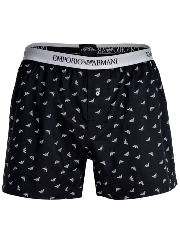 Emporio Armani Web-Boxershorts 1er Pack in Schwarz/Grau