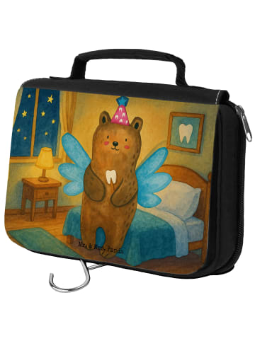 Mr. & Mrs. Panda kulturtäschchen Bär Zahnfee Design ohne Spruch in Weiß