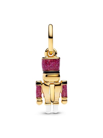 Pandora Charm-Anhänger Beweglicher Nussknacker Goldfarben