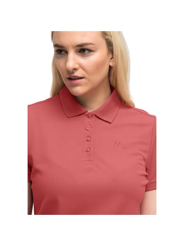 Maier Sports Ulrike Da-Polo 1/2 Arm in Rot4541