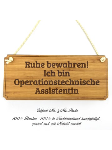 Mr. & Mrs. Panda Türschild Operationstechnische Assistentin mit ... in Keine Angabe