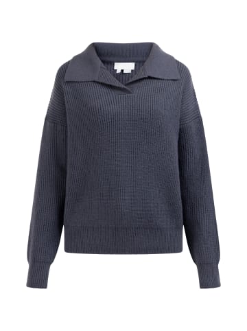 RISA Strick Pullover in Graublau