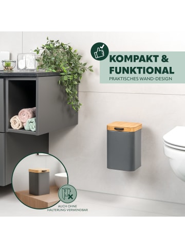 bremermann Wand-Kosmetikeimer 3L Grau