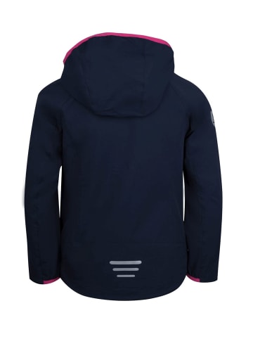 Trollkids Mädchen Softshelljacke "Kvalvika" in Marineblau/Magenta