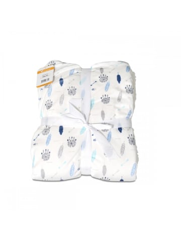 Cangaroo Babydecke Shaggy in blau