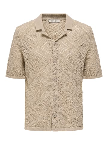 ONLY & SONS Strickpullover in String