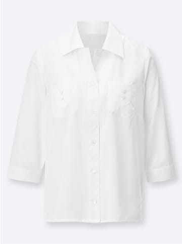 WITT WEIDEN Crêpebluse in weiß