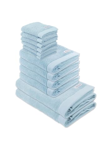 Tom Tailor Handtuch 12er Pack in Hellblau