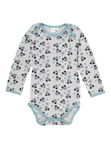 United Labels Disney Mickey Mouse Baby Body Langarm in grau
