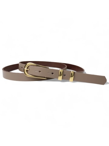 FRONHOFER Ledergürtel in Taupe