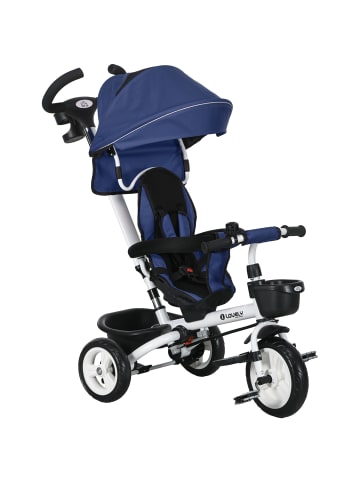 HOMCOM 6-in-1 Dreirad 112L x 50B x 104H cm