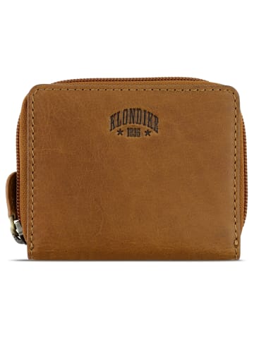 KLONDIKE 1896 Rush Dana Geldbörse RFID Leder 11 cm in cognac