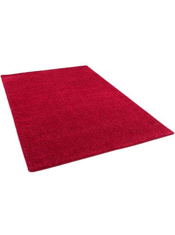 Snapstyle Hochflor Velours Teppich Mona in Rot