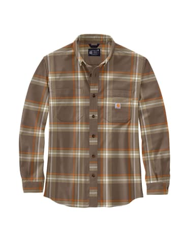 CARHARTT  Hemd "Plaid L/S 105945" in Braun