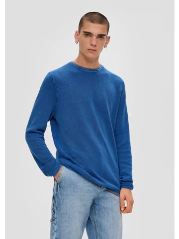 QS Strickpullover in 5539_royalblau