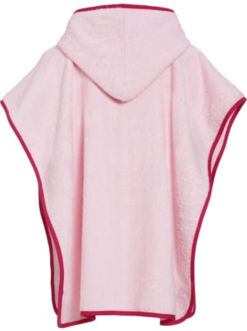 Playshoes Badetuch "Frottee-Poncho Eule" in Rosa