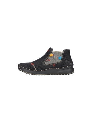 rieker Reißverschlussstiefelette in schwarz