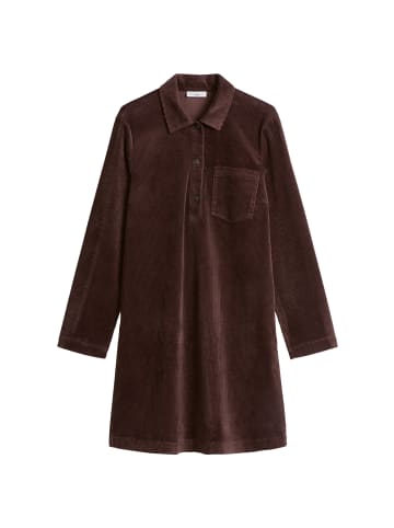 Marc O'Polo DENIM Cordkleid A-Shape in Espresso Brown