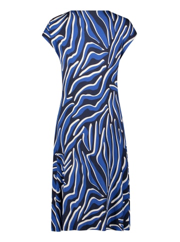Betty Barclay Jerseykleid mit Raffung in Blau/Blau