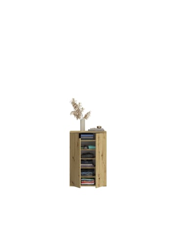 xonox.home Schuhkommode  (B/H/T: 61x99x34 cm) in Artisan Eiche Nachbildung
