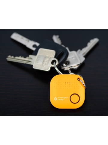 musegear Bluetooth-Schlüsselfinder "Finder 2" in orange - 3er Pack