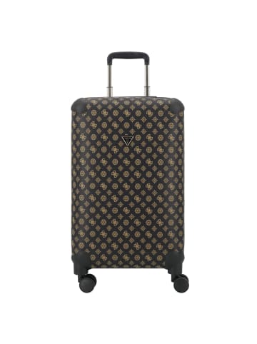 Guess Wilder 4 Rollen Trolley 64 cm mit Dehnfalte in brown