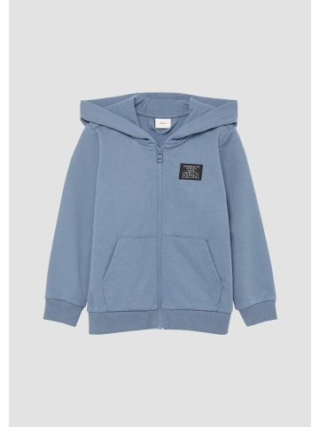 s.Oliver Sweatshirt Jacke in 5273_blassblau