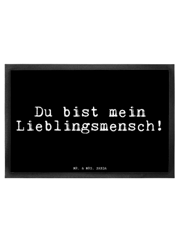 Mr. & Mrs. Panda Schmutzfänger Du bist mein Lieblingsmensch! mit... in Schwarz
