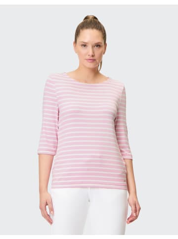 Joy Sportswear T-Shirt CARINA in pink rose stripes